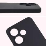 Carcasa Bizon Soft compatibila cu Xiaomi Redmi 13 4G, Negru 6 - lerato.ro