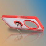 Carcasa Bizon Hybrid Ring compatibila cu Xiaomi Redmi 14C 4G / Poco C75, Rosu 7 - lerato.ro