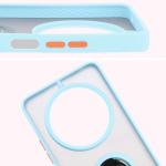 Carcasa Bizon Hybrid Ring compatibila cu Xiaomi Redmi 14C 4G / Poco C75, Light Blue 4 - lerato.ro