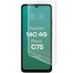 Folie protectie Bizon Hydrogel compatibila cu Xiaomi Redmi 14C 4G / POCO C75, Transparent 6 - lerato.ro