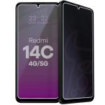Folie sticla hibrid Bizon Glass Mule Shadow Privacy compatibila cu Xiaomi Redmi 14C 4G / 5G, Negru 4 - lerato.ro