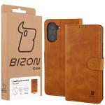 Hsua flip cover Bizon Pocket compatibila cu OnePlus Nord CE5 5G, Maro 7 - lerato.ro