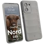 Carcasa Bizon Tur compatibila cu OnePlus Nord CE5 5G, Light Grey 3 - lerato.ro