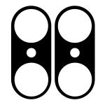 Set 2 folii sticla securizata camera foto Bizon Glass Lens compatibile cu OnePlus Nord CE5 5G, Negru 4 - lerato.ro