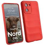 Carcasa Bizon Tur compatibila cu OnePlus Nord CE5 5G, Rosu 3 - lerato.ro