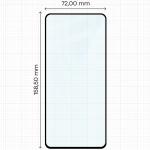Folie sticla securizata Bizon Glass Edge 2 compatibila cu OnePlus Nord CE5 5G, Negru 3 - lerato.ro