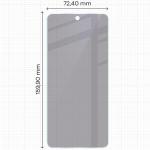 Folie sticla hibrid Bizon Glass Mule Shadow Privacy compatibila cu OnePlus Nord CE5 5G, Negru 3 - lerato.ro