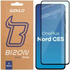 Folii protectie telefoane OnePlus, Set 2 folii sticla securizata Bizon Glass Edge Duo compatibile cu OnePlus Nord CE5 5G, Negru, lerato.ro