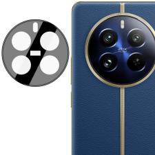 Folii protectie telefoane Realme, Set 2 folii sticla securizata camera foto Bizon Glass Lens compatibile cu Realme 12 Pro / Pro Plus, Negru, lerato.ro