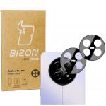 Set 2 folii sticla securizata camera foto Bizon Glass Lens compatibile cu Realme 12 5G / 12x 5G, Negru 3 - lerato.ro