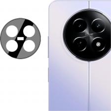 Folii protectie telefoane Realme, Set 2 folii sticla securizata camera foto Bizon Glass Lens compatibile cu Realme 12 5G / 12x 5G, Negru, lerato.ro