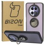 Carcasa Bizon Hybrid Ring compatibila cu Realme 12 / 12x, Negru 3 - lerato.ro