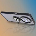 Carcasa Bizon Hybrid Ring compatibila cu Realme 12 / 12x, Negru 10 - lerato.ro