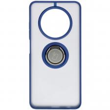Huse Telefoane, Carcasa Bizon Hybrid Ring compatibila cu Realme 12 / 12x, Albastru, lerato.ro