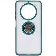Carcasa Bizon Hybrid Ring compatibila cu Realme 12 / 12x, Verde
