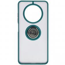 Huse Telefoane, Carcasa Bizon Hybrid Ring compatibila cu Realme 12 / 12x, Verde, lerato.ro