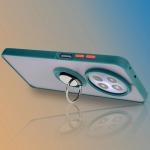 Carcasa Bizon Hybrid Ring compatibila cu Realme 12 / 12x, Verde 10 - lerato.ro