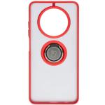 Carcasa Bizon Hybrid Ring compatibila cu Realme 12 / 12x, Rosu 2 - lerato.ro