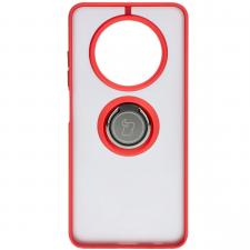 Huse Telefoane, Carcasa Bizon Hybrid Ring compatibila cu Realme 12 / 12x, Rosu, lerato.ro