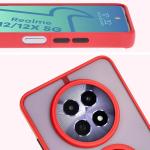 Carcasa Bizon Hybrid Ring compatibila cu Realme 12 / 12x, Rosu 8 - lerato.ro