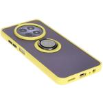 Carcasa Bizon Hybrid Ring compatibila cu Realme 12 / 12x, Galben 5 - lerato.ro