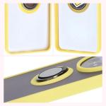 Carcasa Bizon Hybrid Ring compatibila cu Realme 12 / 12x, Galben 7 - lerato.ro