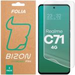 Set 2 folii protectie Bizon Hydrogel compatibile cu Realme C71 4G, Transparent 2 - lerato.ro
