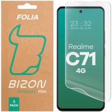 Folii protectie telefoane Realme, Set 2 folii protectie Bizon Hydrogel compatibile cu Realme C71 4G, Transparent, lerato.ro