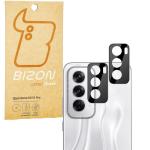 Set 2 folii sticla securizata camera foto Bizon Glass Lens compatibile cu Oppo Reno 12 / 12 Pro, Negru 3 - lerato.ro