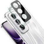 Set 2 folii sticla securizata camera foto Bizon Glass Lens compatibile cu Oppo Reno 12 / 12 Pro, Negru 4 - lerato.ro