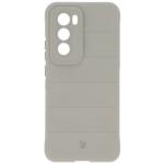 Carcasa Bizon Tur compatibila cu Oppo Reno 12 Pro, Light Grey 2 - lerato.ro