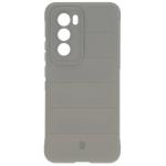 Carcasa Bizon Tur compatibila cu Oppo Reno 12, Light Grey 2 - lerato.ro