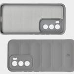 Carcasa Bizon Tur compatibila cu Oppo Reno 12, Light Grey 7 - lerato.ro
