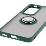 Carcasa Bizon Hybrid Ring compatibila cu Oppo Reno 12 Pro, Verde 6 - lerato.ro