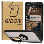 Carcasa Bizon Hybrid Ring compatibila cu Oppo Reno 12 Pro, Negru 3 - lerato.ro