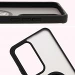 Carcasa Bizon Hybrid Ring compatibila cu Oppo Reno 12 Pro, Negru 4 - lerato.ro
