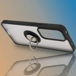Carcasa Bizon Hybrid Ring compatibila cu Oppo Reno 12 Pro, Negru 7 - lerato.ro