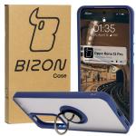 Carcasa Bizon Hybrid Ring compatibila cu Oppo Reno 12 Pro, Albastru 3 - lerato.ro