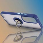 Carcasa Bizon Hybrid Ring compatibila cu Oppo Reno 12 Pro, Albastru 7 - lerato.ro