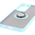 Carcasa Bizon Hybrid Ring compatibila cu Oppo Reno 12 Pro, Light Blue 6 - lerato.ro