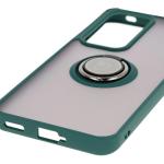Carcasa Bizon Hybrid Ring compatibila cu Oppo Reno 12, Verde 6 - lerato.ro