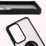 Carcasa Bizon Hybrid Ring compatibila cu Oppo Reno 12, Negru 4 - lerato.ro