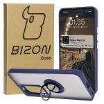 Carcasa Bizon Hybrid Ring compatibila cu Oppo Reno 12, Albastru 3 - lerato.ro