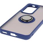 Carcasa Bizon Hybrid Ring compatibila cu Oppo Reno 12, Albastru 6 - lerato.ro