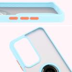 Carcasa Bizon Hybrid Ring compatibila cu Oppo Reno 12, Light Blue 4 - lerato.ro