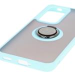 Carcasa Bizon Hybrid Ring compatibila cu Oppo Reno 12, Light Blue 6 - lerato.ro