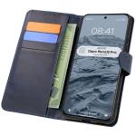 Hsua flip cover Bizon Pocket compatibila cu Oppo Reno 12 Pro, Navy Blue 3 - lerato.ro