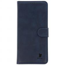Huse si carcase OPPO, Hsua flip cover Bizon Pocket compatibila cu Oppo Reno 12 Pro, Navy Blue, lerato.ro