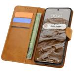 Hsua flip cover Bizon Pocket compatibila cu Oppo Reno 12, Maro 3 - lerato.ro