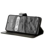 Hsua flip cover Bizon Pocket compatibila cu Oppo Reno 12, Negru 6 - lerato.ro